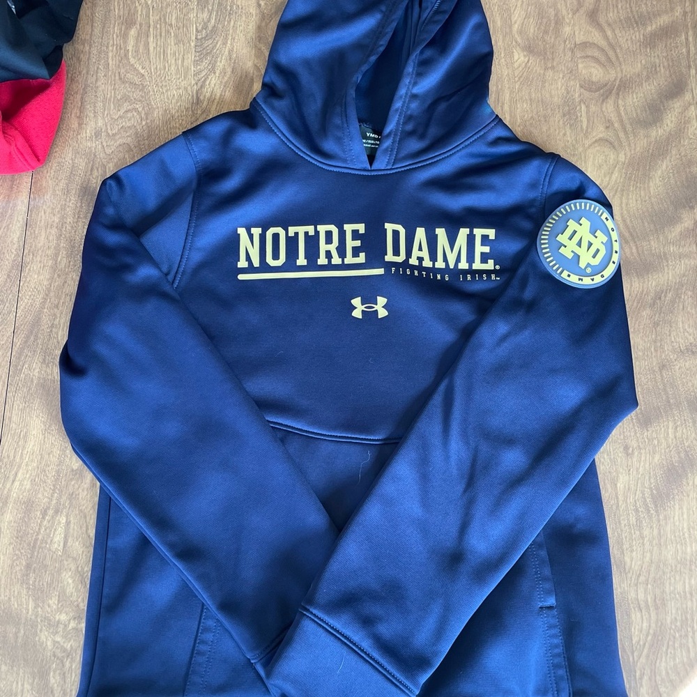 Under Armour Navy Notre Dame Hoodie